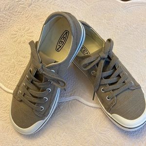 Women’s, 7.5 sized, KEEN canvas sneakers worn only inside